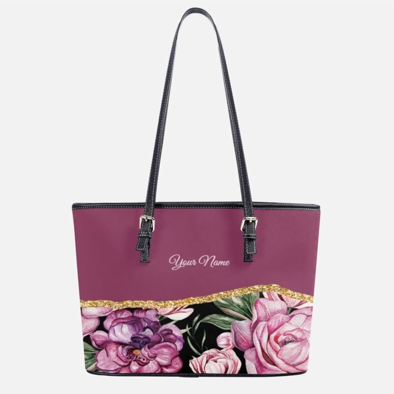 Custom Tote Bag Dark Purple Rouses