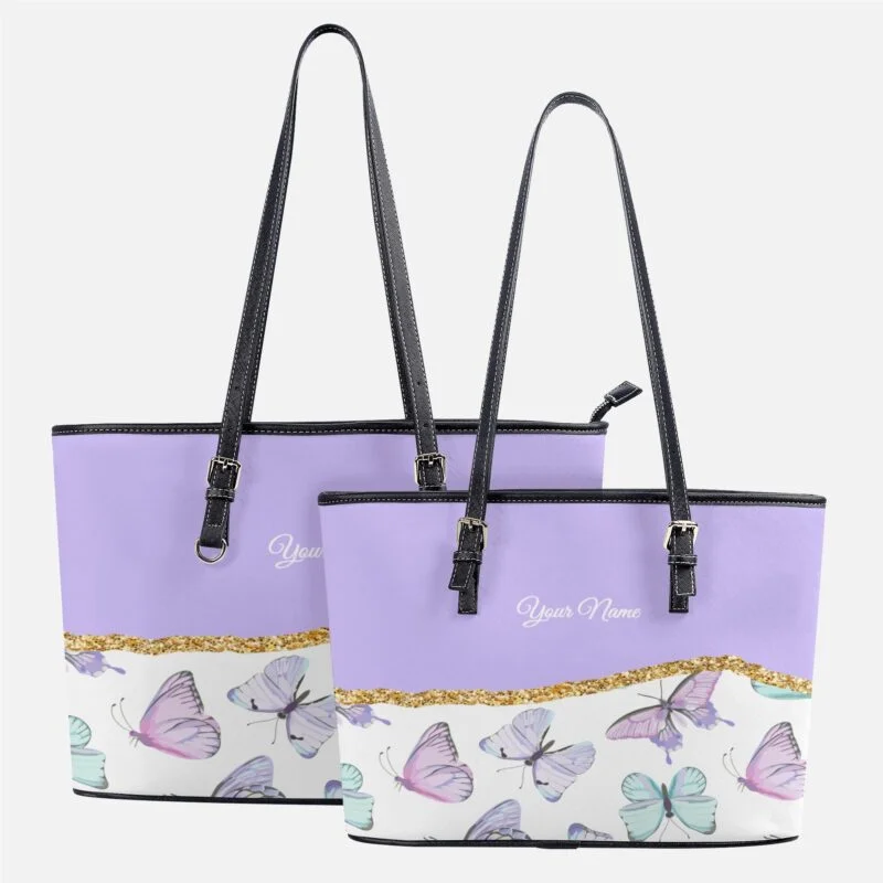 Fashion Tote Bag - Colorful Butterflies - Image 5