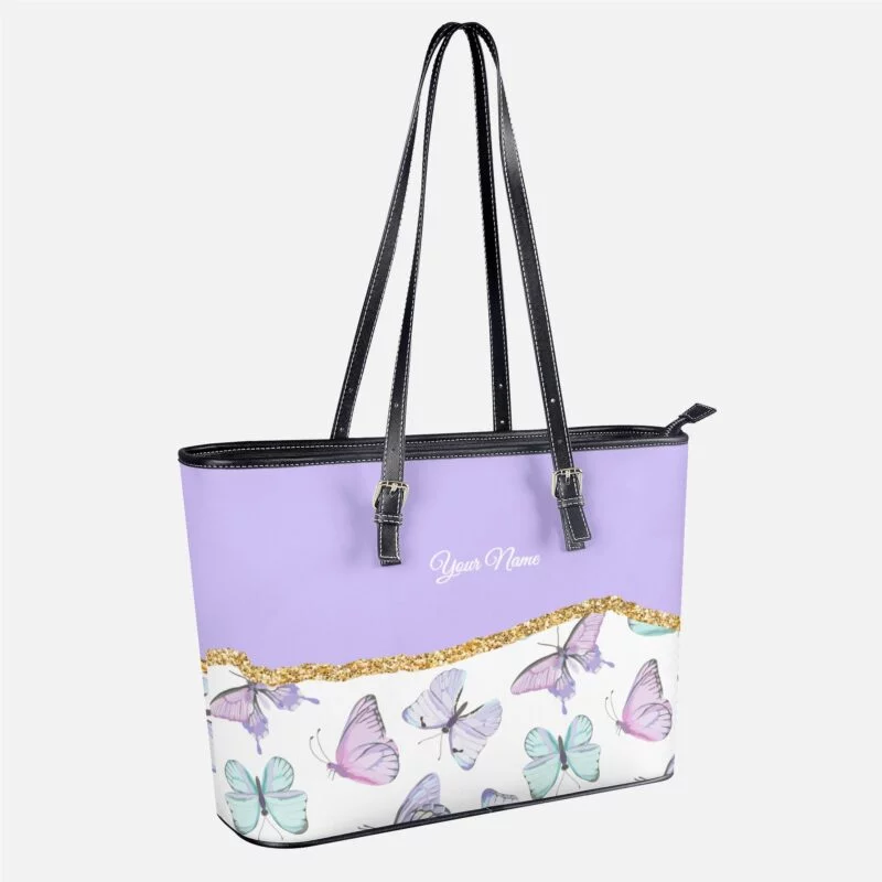 Fashion Tote Bag - Colorful Butterflies - Image 2