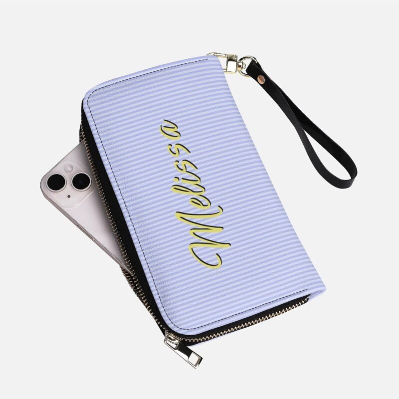 Custom Name Leather Wallet - Melisa - Image 6