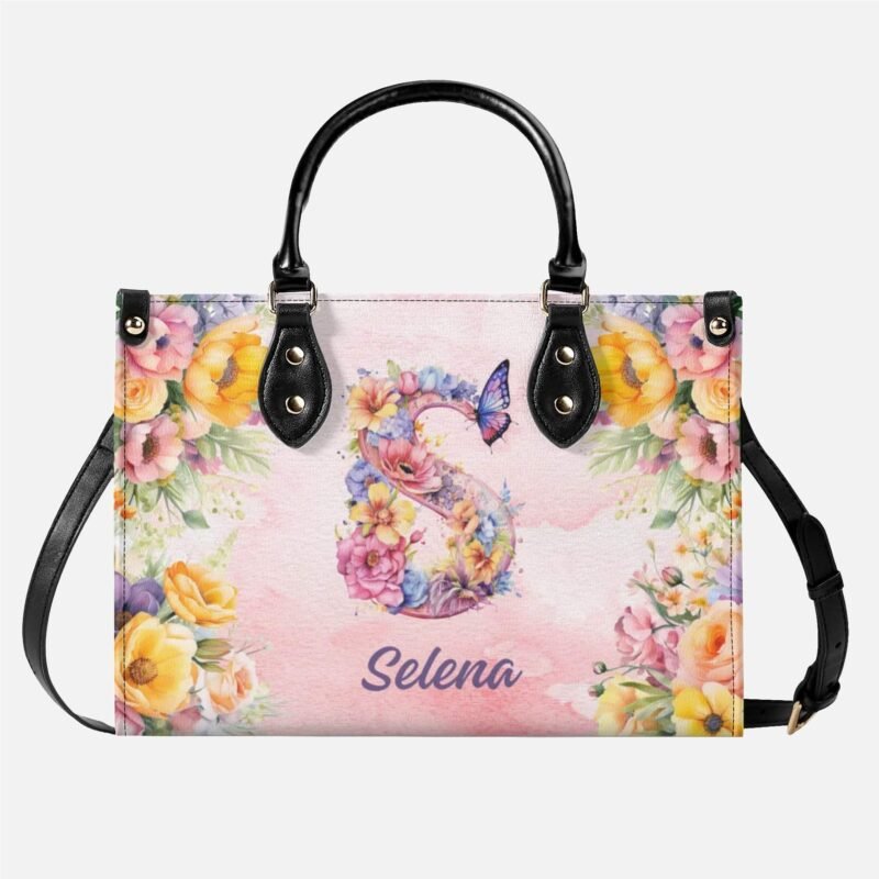 Custom Initials Women Handbag - Selena