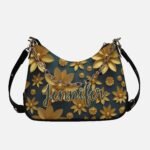 New Customizable Cross-body Bag For Women - Luxury Flowers