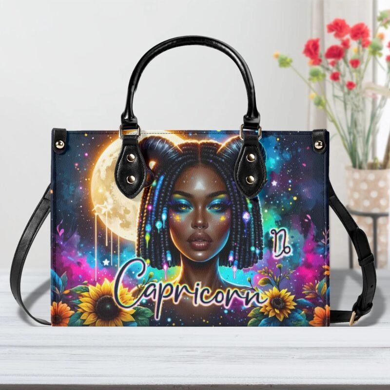 Zodiac African Woman Handbag - Capricorn - Image 7
