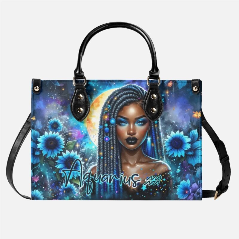 Zodiac African Woman Handbag - Aquarius