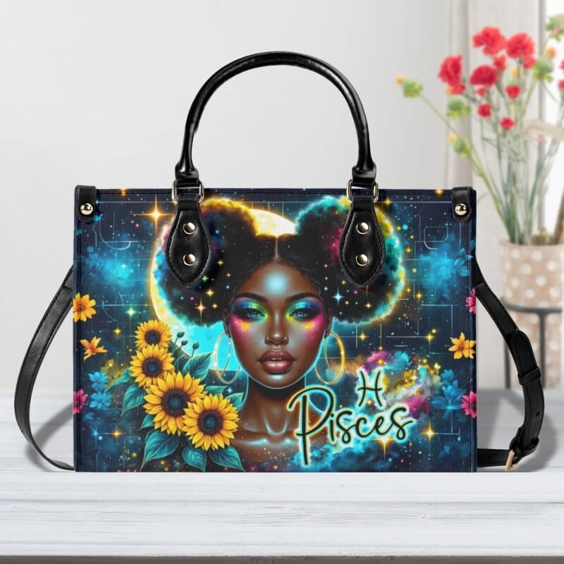 Zodiac African Woman Handbag - Pisces - Image 7