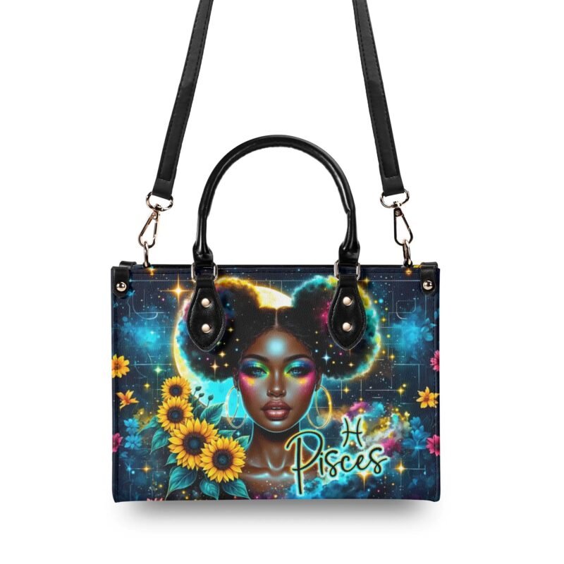 Zodiac African Woman Handbag - Pisces - Image 3