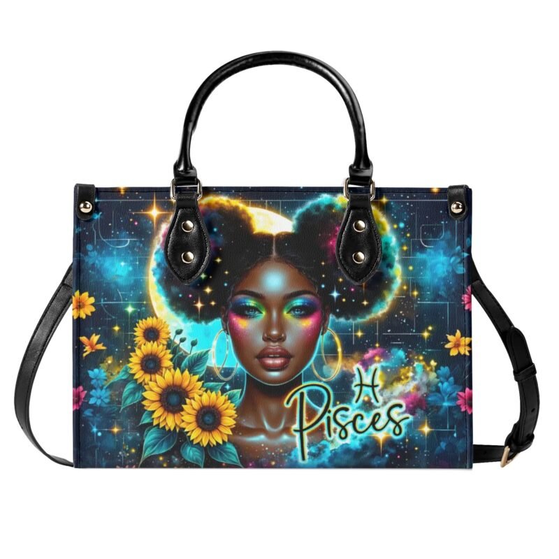 Zodiac African Woman Handbag - Pisces - Image 6