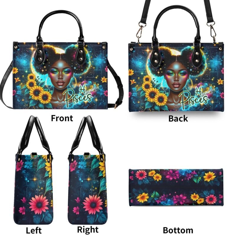 Zodiac African Woman Handbag - Pisces - Image 10
