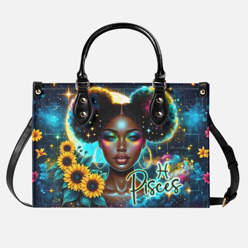 Zodiac African Woman Handbag - Pisces